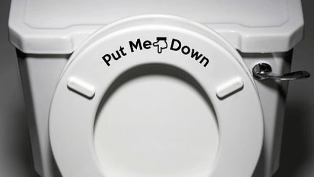 Toilet Lid Down