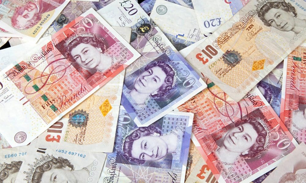 British banknotes money