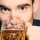 Drinking beer