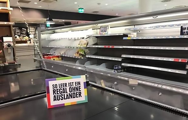 Anti-Racist Supermarket Takes Foreign Goods Off Shelves