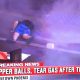 Protester Shot Pepper Ball