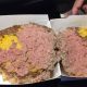 Raw burger