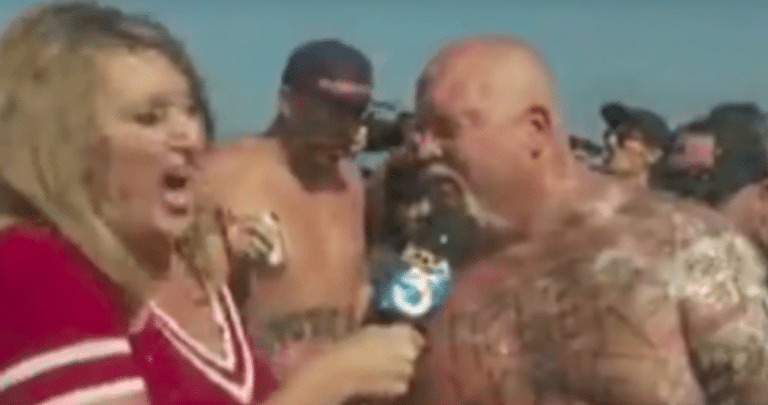 Drunk Man Unleashes Vomit Tsunami On News Reporter During Live TV Broadcast