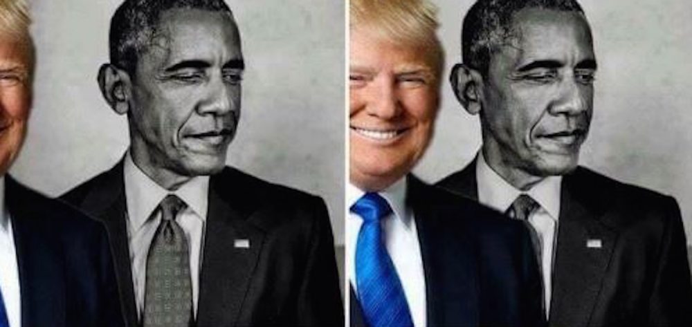 Trump Obama Eclipse