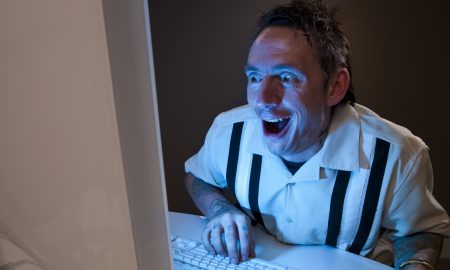 Man watching porn
