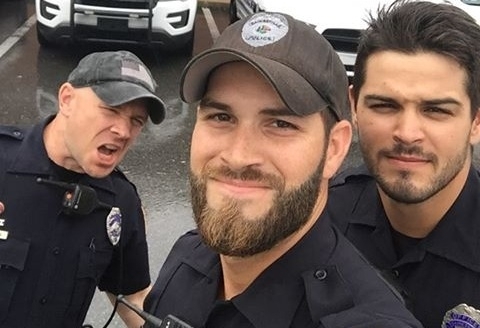 Florida Police Officers Selfie