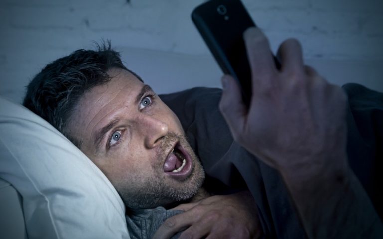 Man on phone