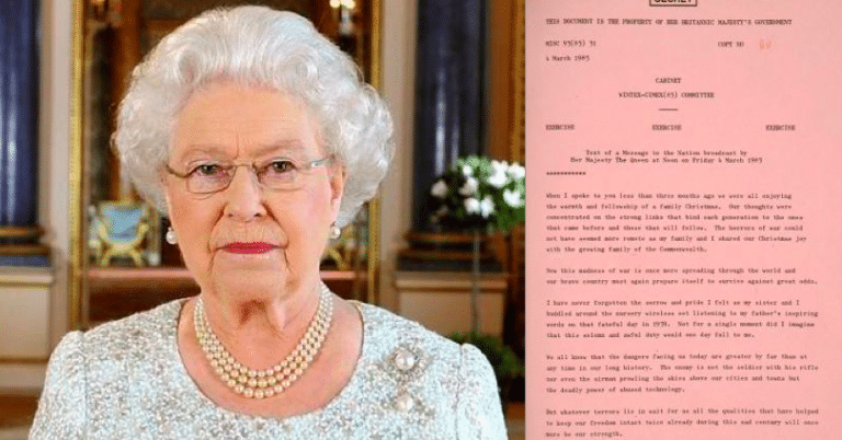 The Queen Has A Secret Speech For The Outbreak Of World War Three, This Is What It Says