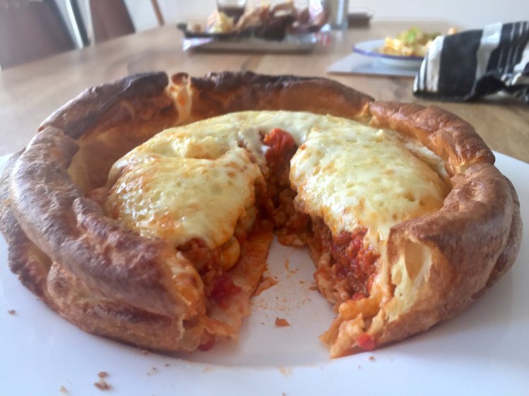 Yorkshire Pudding Pizza