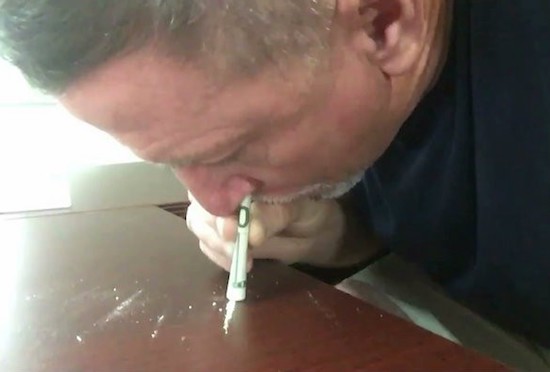 Chris Forester Snorting Blow