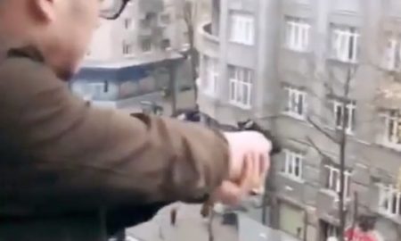 Lunatic Shooting Pedestrians