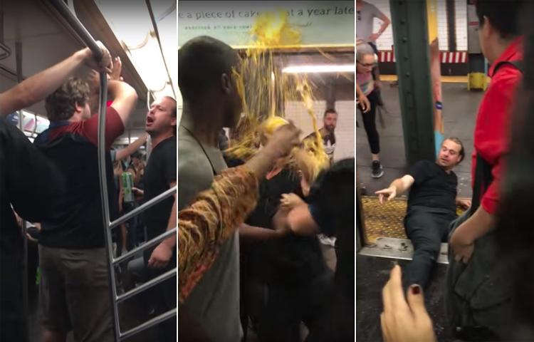 Racist Thrown Off Train