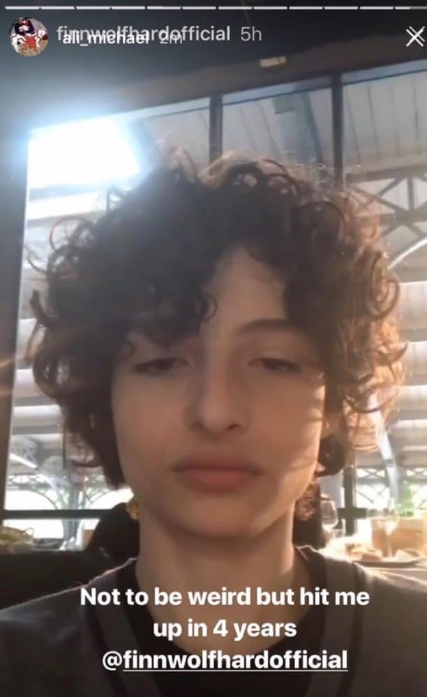 Finn Wolfhard Weird Message