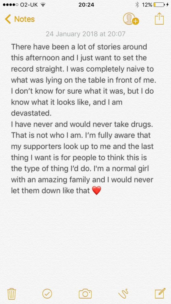 Amber DAvies APOLOGY