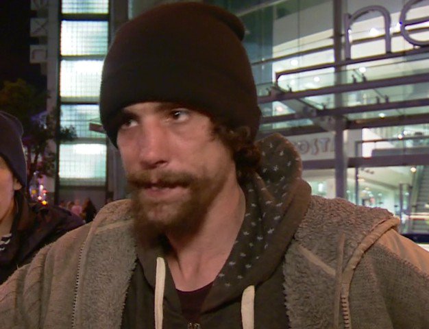 Chris Parker, Homeless Hero Manchester Attacks Picture: BBC (gr