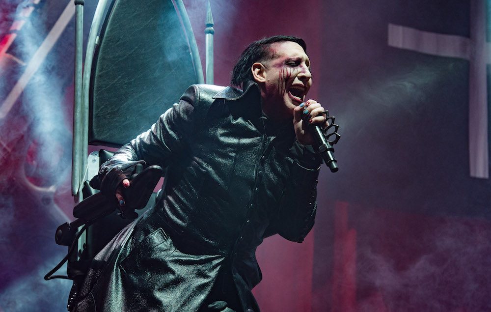 Marilyn Manson Performs At AccorHotels Arena In Paris