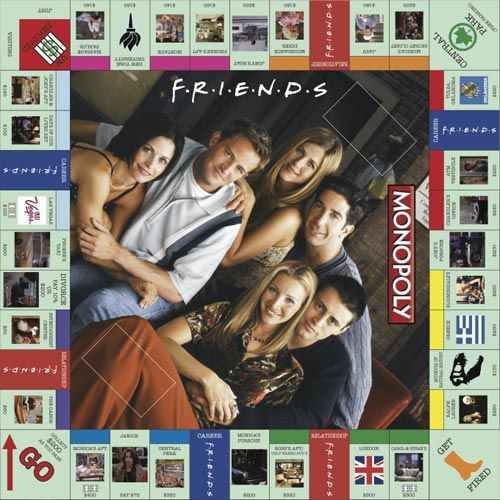 Friends Monopoly Board