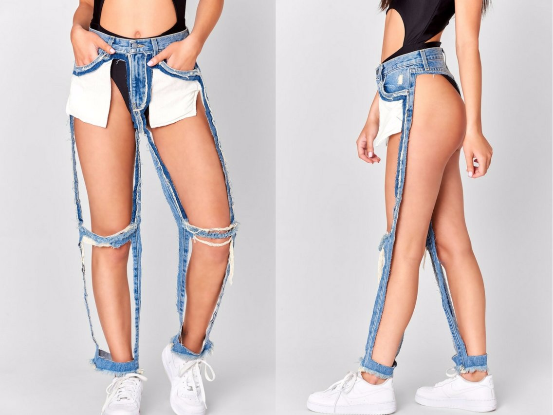 People Are Actually Buying These Ripped Jeans For £122 A 