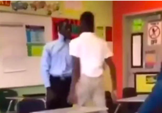 Teacher Slams Student