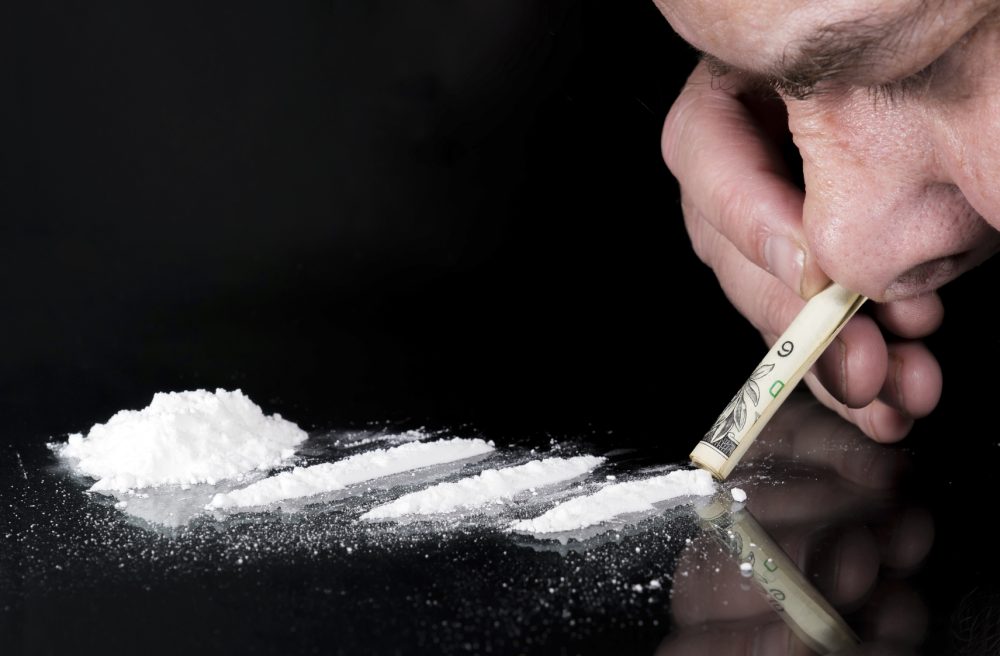 Snorting Cocaine