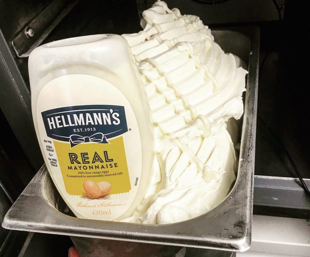 Mayonnaise Ice Cream