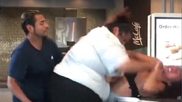 McDonald's Worker Fights