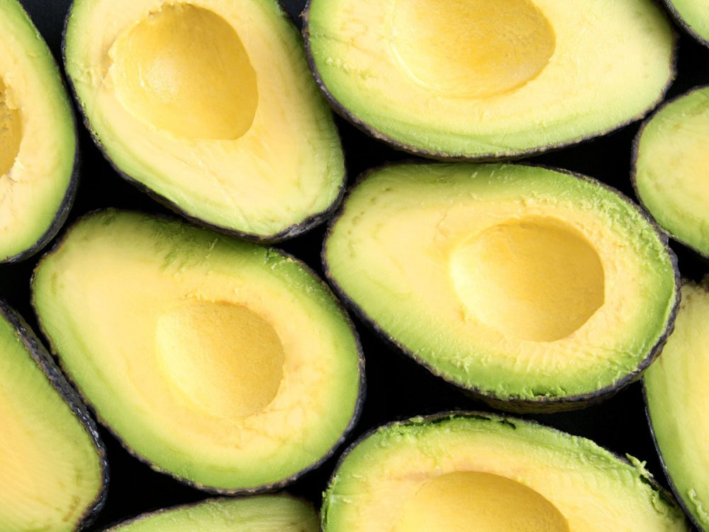 Avocado halves