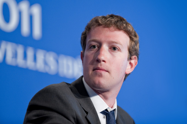 Mark Zuckerberg at G8 in Deauville, France