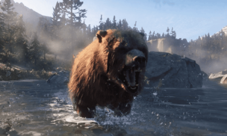 Red Dead Bear Attack