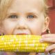 eating corn