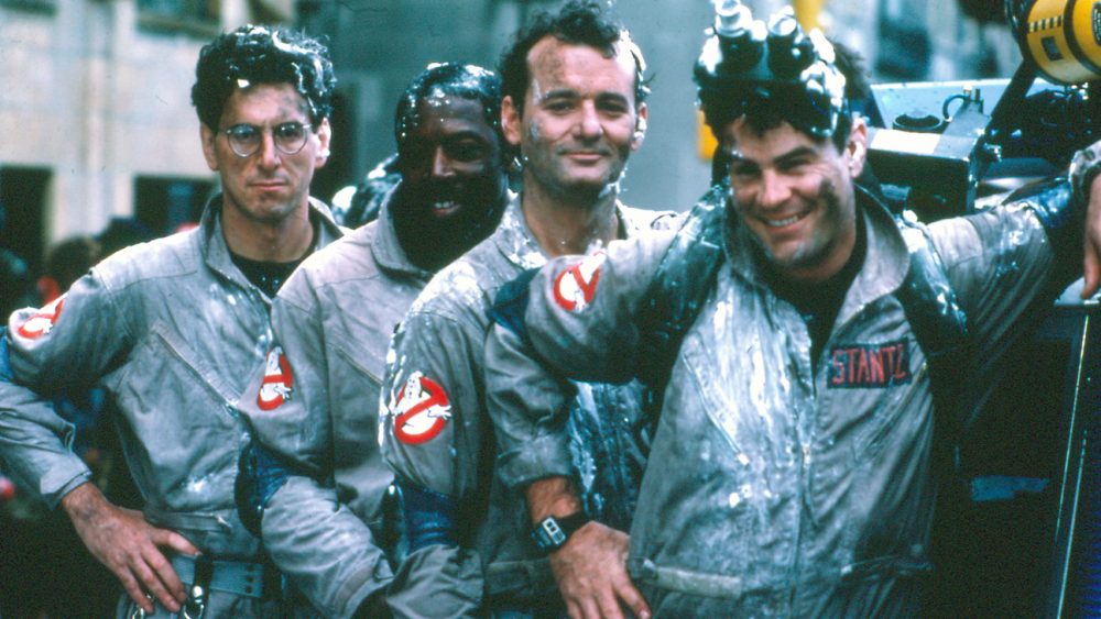 Ghost Busters (1984) Dan Aykroyd, Bill Murray, Harold Ramis, Ernie Hudson Credit: Columbia Pictures/Courtesy The Neal Peters Collection