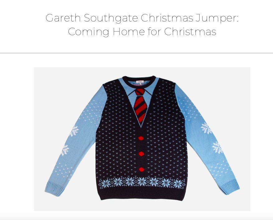 SOutgate Christmas Jumper