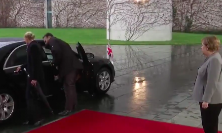 Theresa May Locked Car