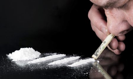 Snorting Cocaine