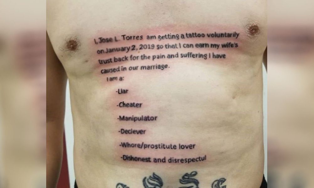 This Guy Got This Absolutely Terrible Tattoo To Try And Win His Wife