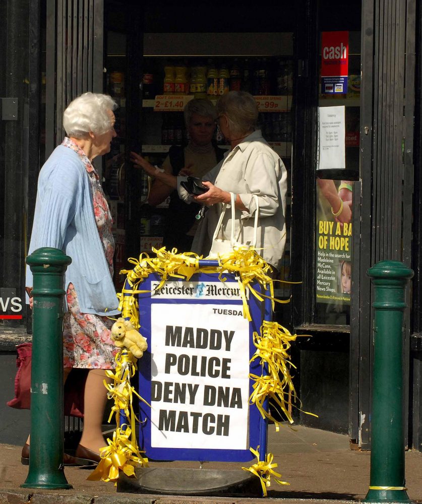 Madeleine McCann missing