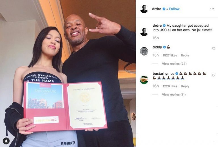 Dr. Dre Deletes Instagram After Getting Rinsed For Donating $70 Million To Uni To Accept His Daughter