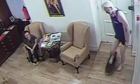 Assange Skateboarding