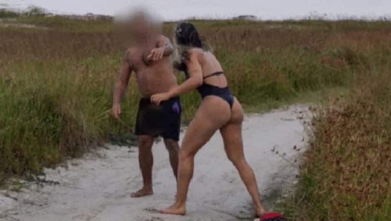 MMA Fighter Punches Man Who Was Masturbating On Beach During Her Photoshoot