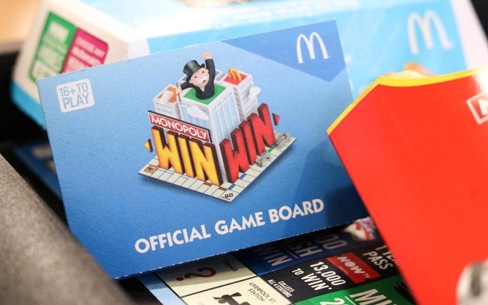 mcdonald's monopoly toy