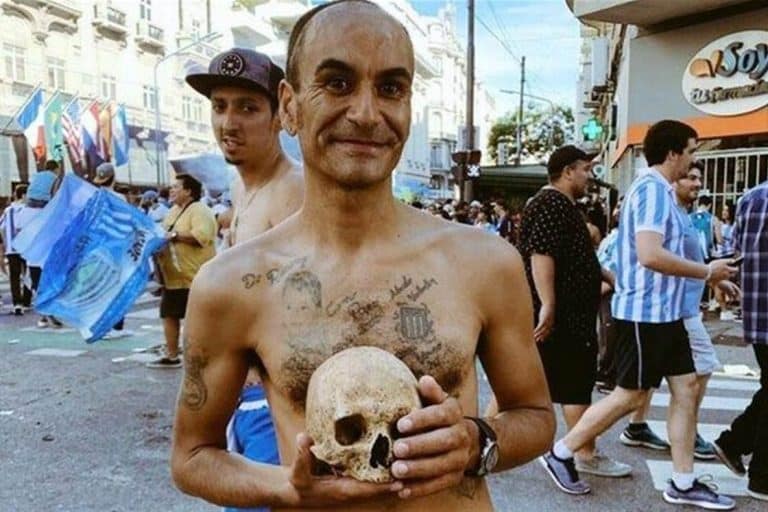 This Football Fan Dug Up His Granddad’s Skull So He Could Celebrate Team’s Historic Win
