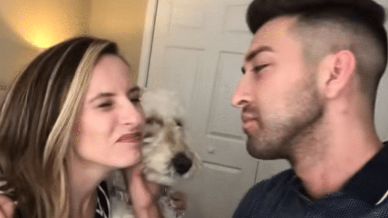 Kissing Mom