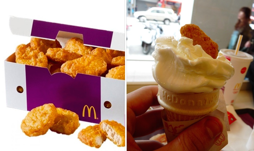 chicken nugget ice cream