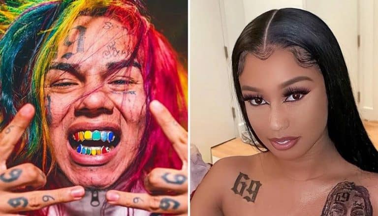 Tekashi 69’s Instagram Model Girlfriend Got A Massive Tattoo Of Him On Her Tit