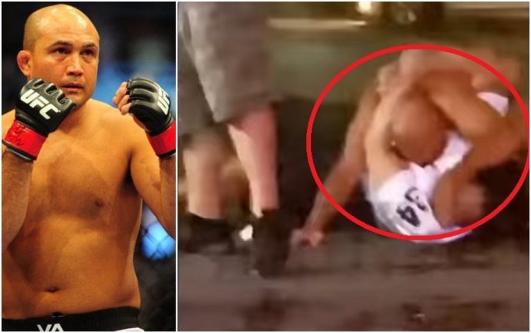 UFC Legend BJ Penn Got In A Fight With A Bouncer And It Was Completely Lame (VIDEO)