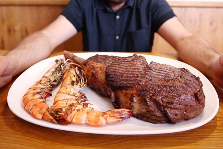 Morrisons Have Launched An Enormous Surf N Turf With 900g Steak And 25cm Prawns