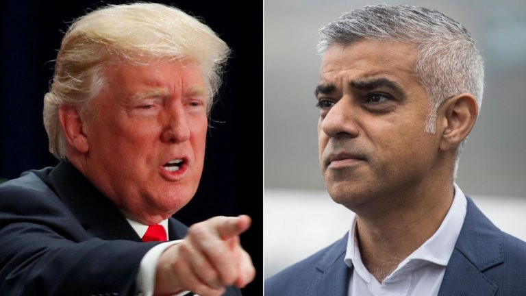 Donald Trump Badly Insulted Sadiq Khan Moments Before Landing In The UK