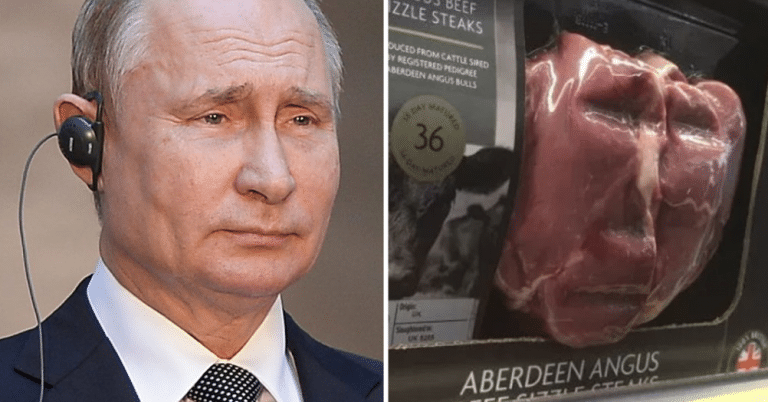 This Guy Found An Aldi Steak That Looks Like Vladimir Putin And The Resemblance Is Uncanny