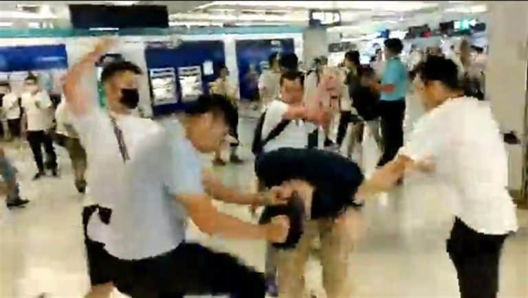 Shocking Footage Of Female Journalists Being Beaten By Hired Pro-Government TRIADS In Hong Kong