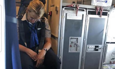 drunk flight attendant